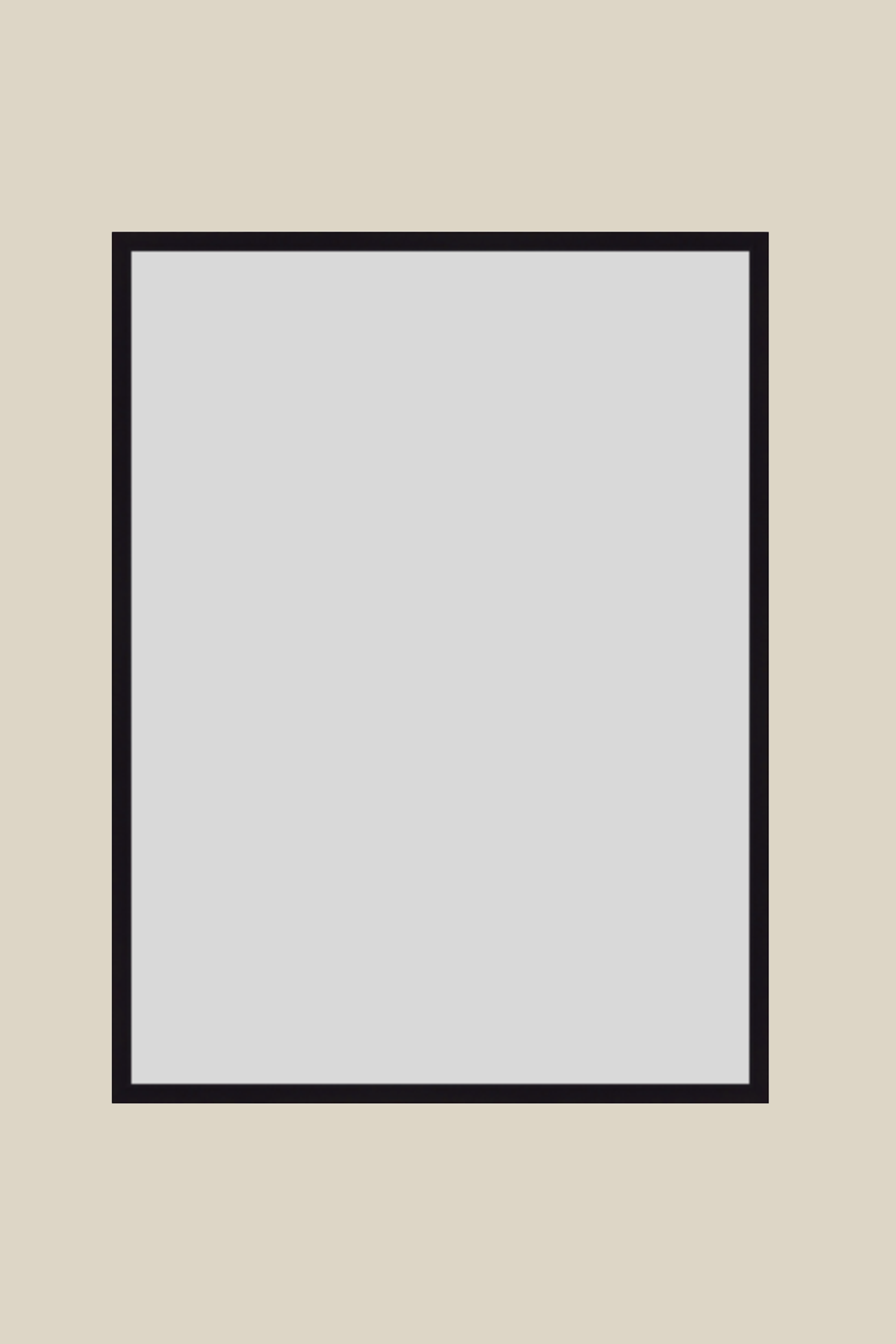 Black Metal UV Protection Low Glare 15x20 Frame