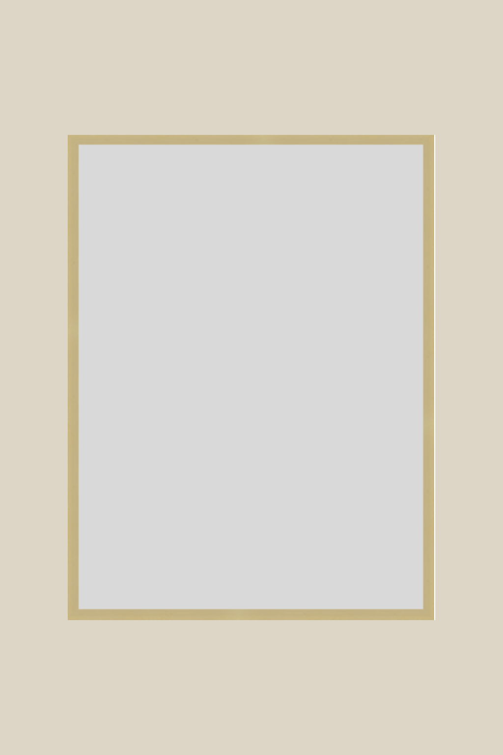 Gold Metal UV Protection Low Glare 18x24