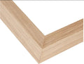 Raw Oak Wood UV Protection Low Glare 12x16 Frame