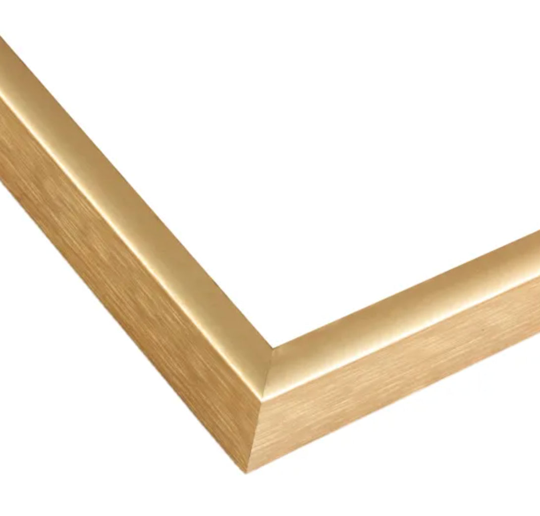 Champagne Gold Metal UV Protection Low Glare 11x17