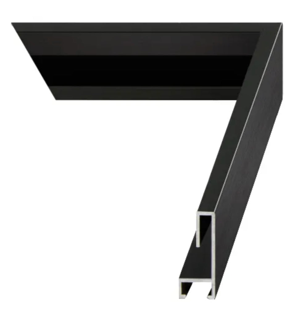Black Metal UV Protection Low Glare 12x16 Frame