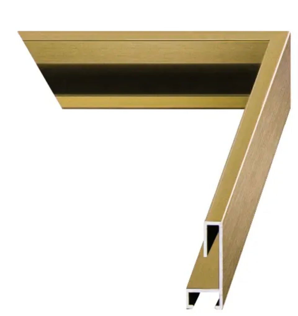 Champagne Gold Metal UV Protection Low Glare 16x20 Frame