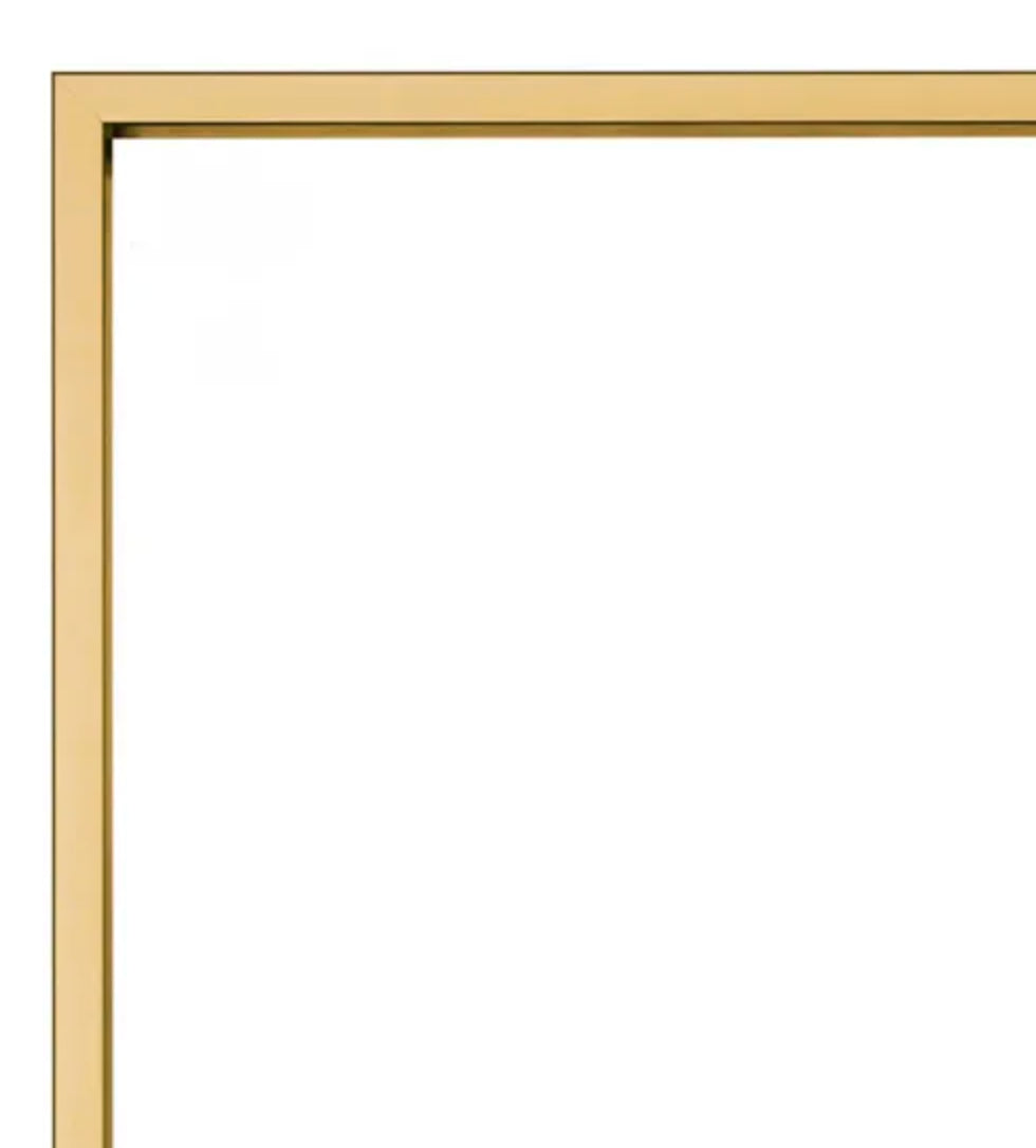 Champagne Gold Metal UV Protection Low Glare 11x14 Frame