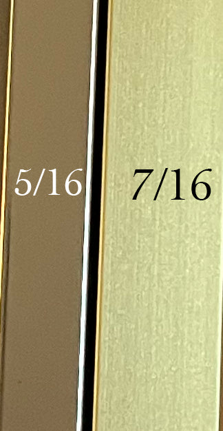 Brushed Gold Metal 12x16 Custom Low Glare UV Protection Frame