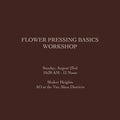 Flower Pressing Basics WORKSHOP 8/23/26 in Shaker Heights