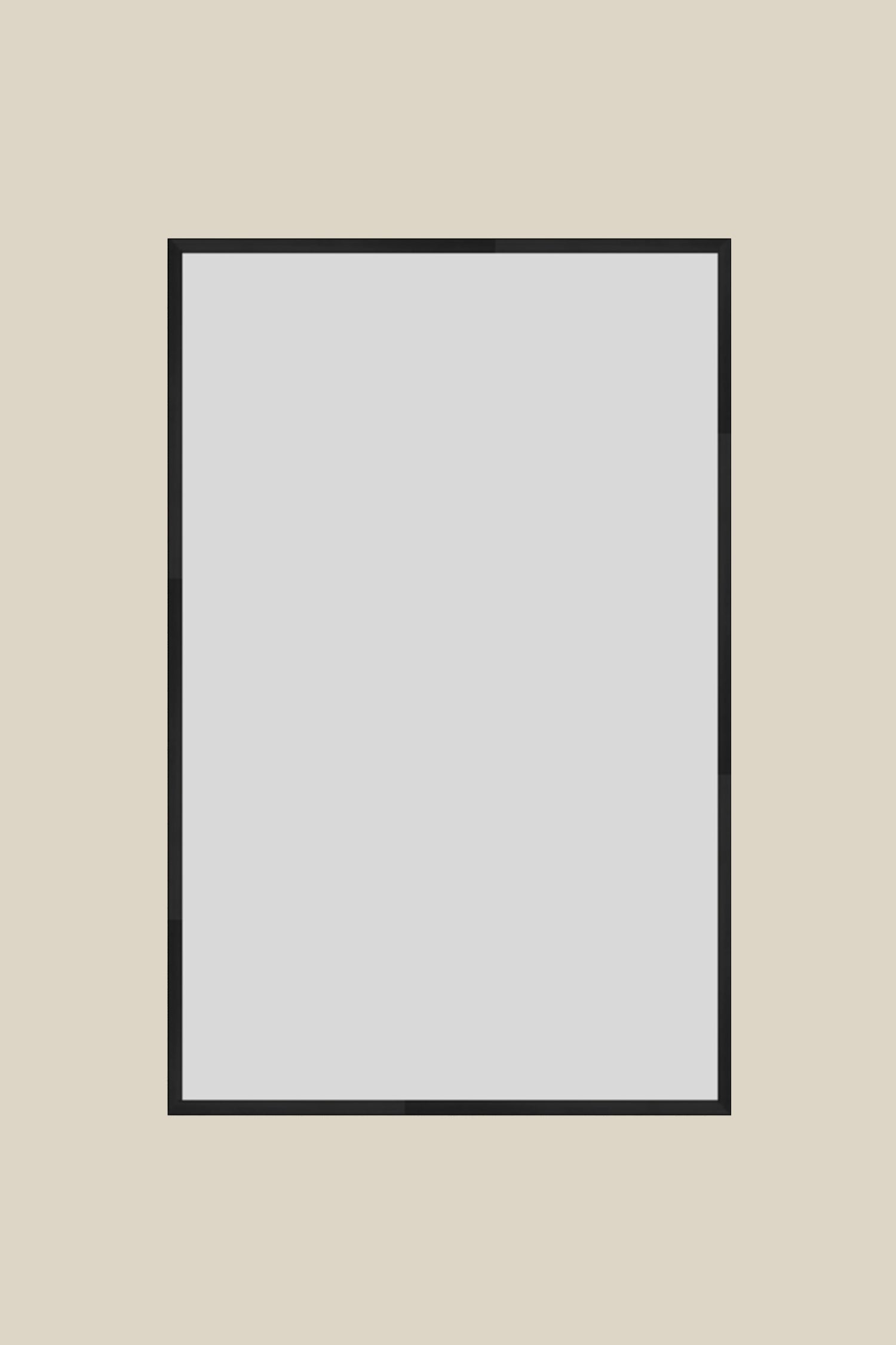 Black Metal UV Low Glare 11x17 UV Protection Low Glare Frame
