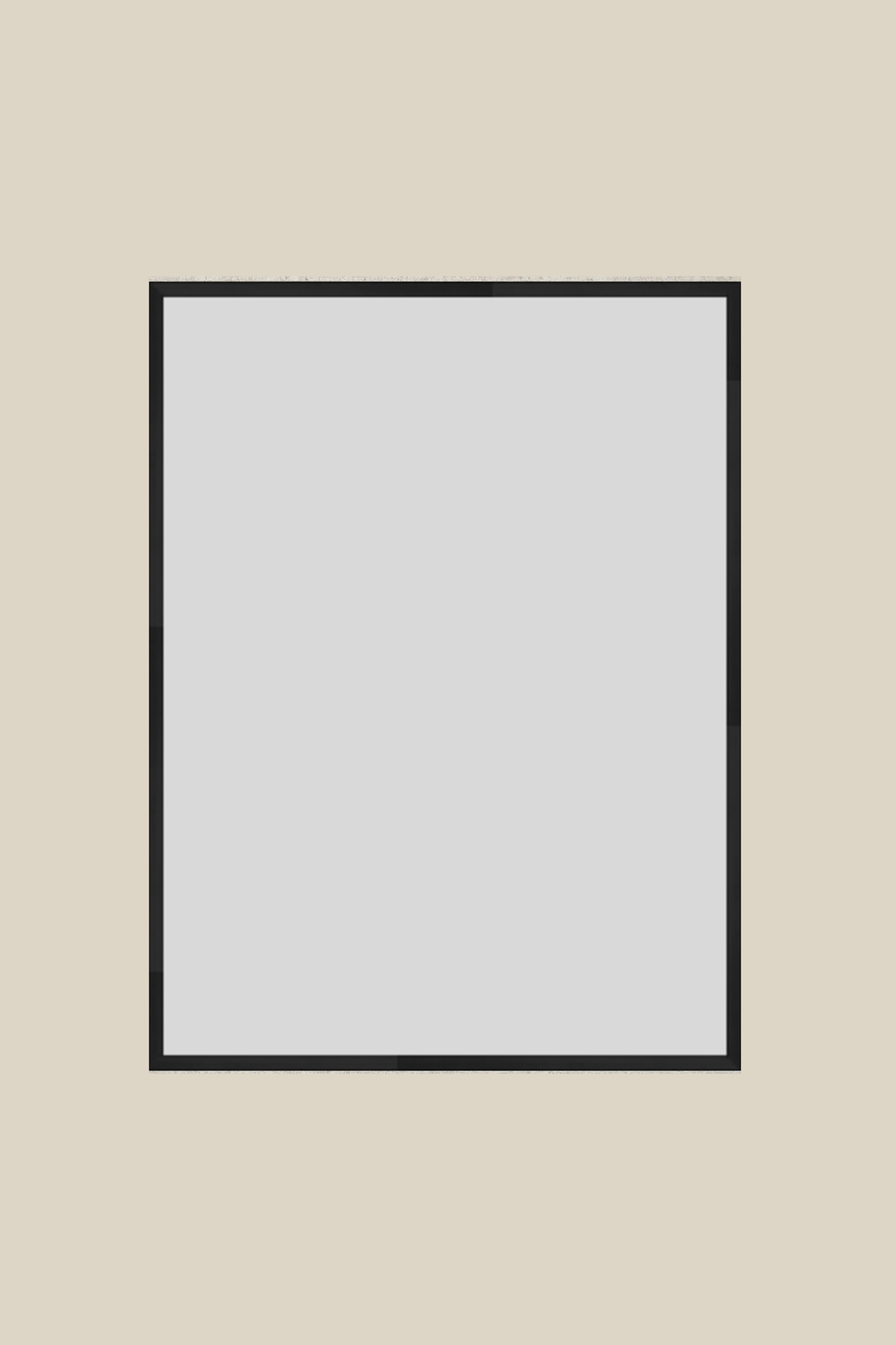 Black Metal UV Protection Low Glare 12x16 Frame