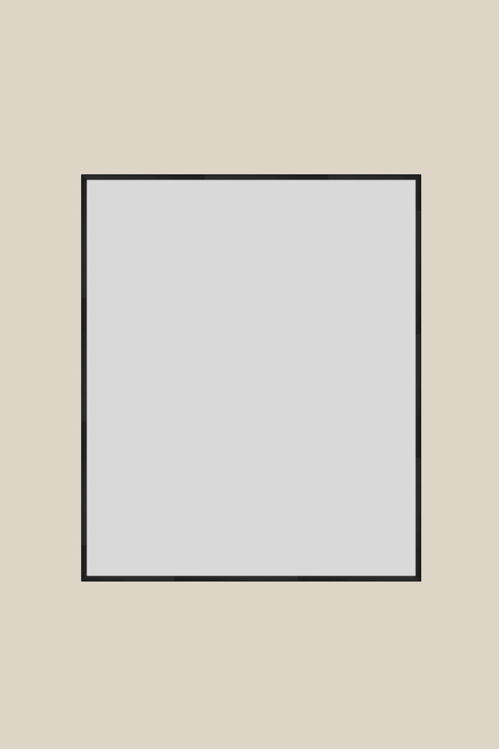 Black Metal 20x24 Custom Frame with Low Glare and UV Protection
