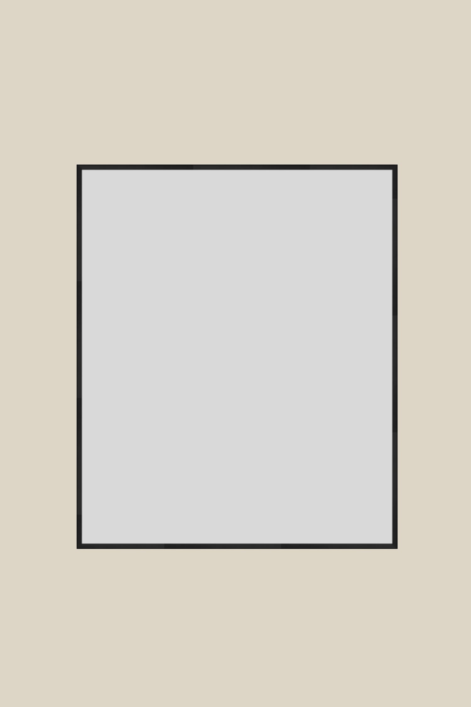 Black Metal 20x24 Custom Frame with Low Glare and UV Protection
