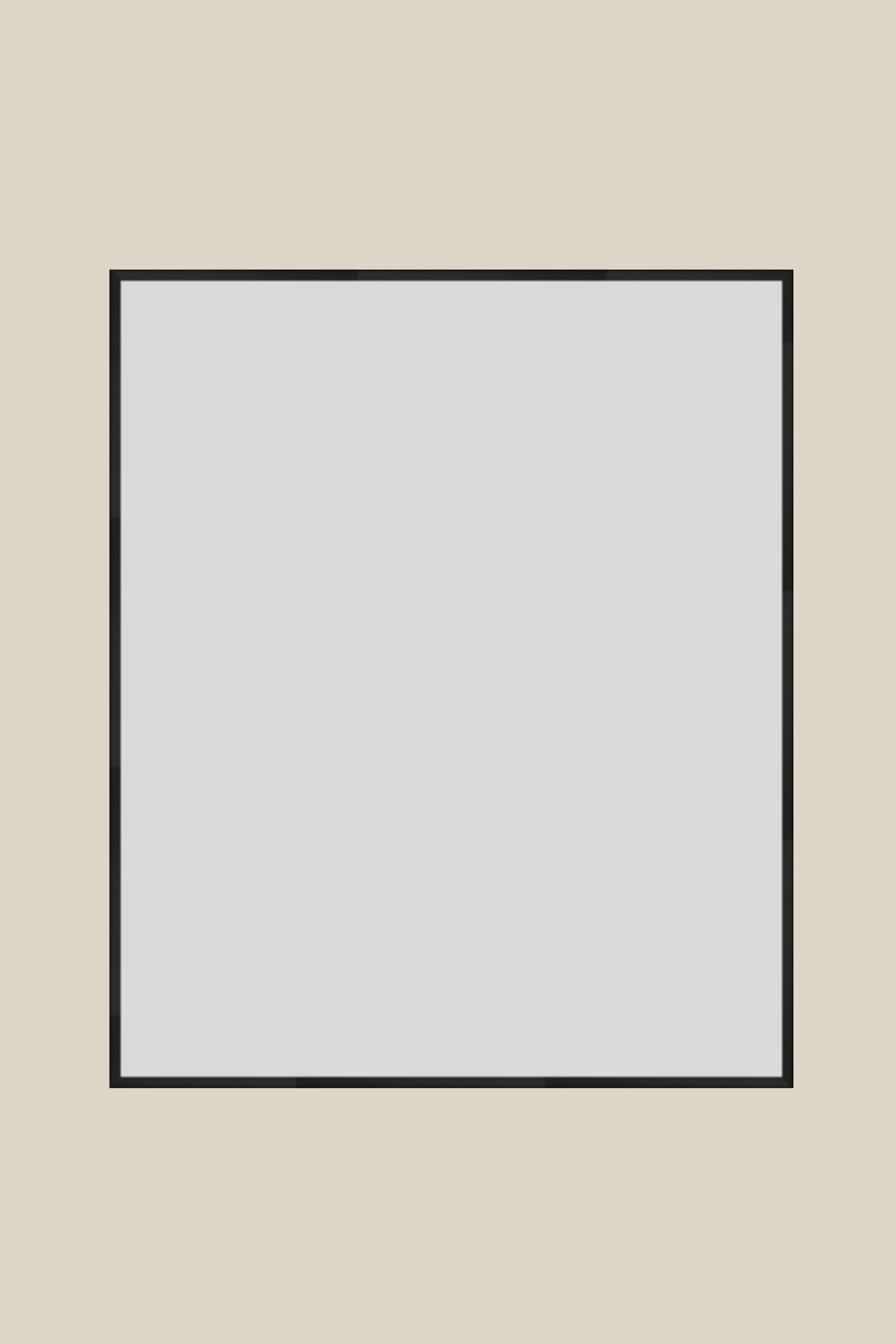 Black Metal UV Protection Low Glare 16x20 Frame