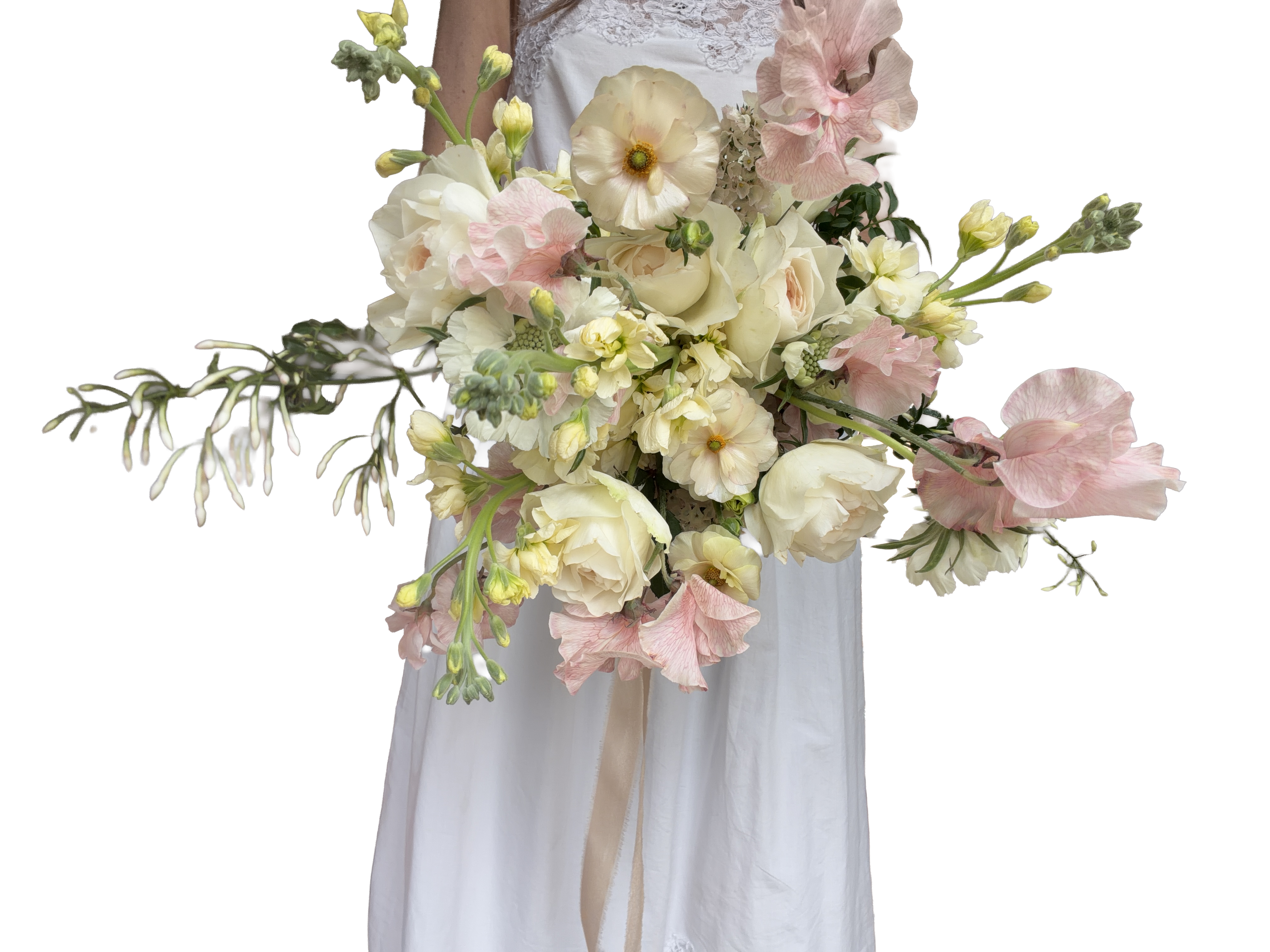 16x20 Framed Preserved Bouquet (from original fresh bouquet) Landscape Orientation with Thin Modern Metal Frame