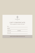 Fine Art GIFT CERTIFICATE