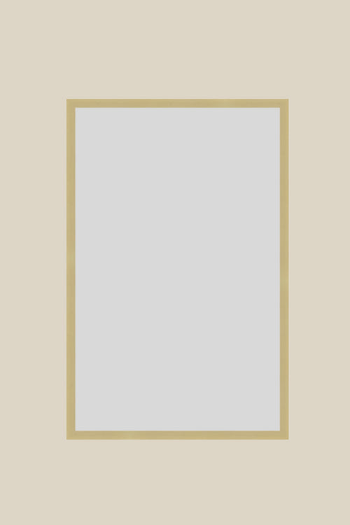 Brushed Gold Metal 11x17 Custom UV Protection Low Glare Frame
