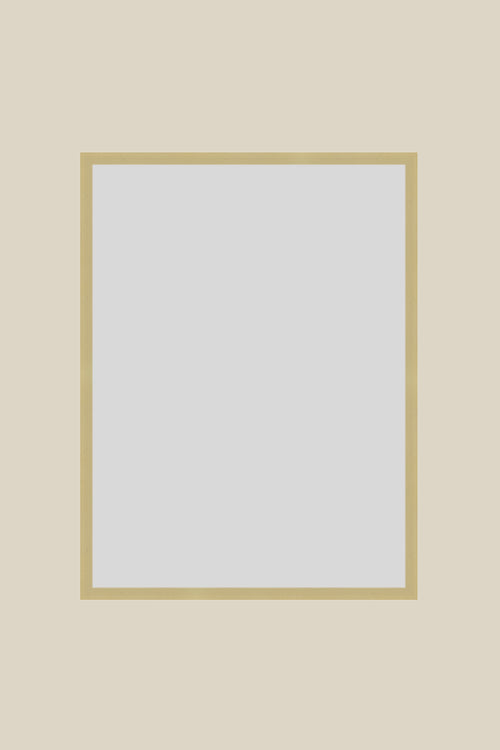 Brushed Gold Metal 12x16 Custom Low Glare UV Protection Frame