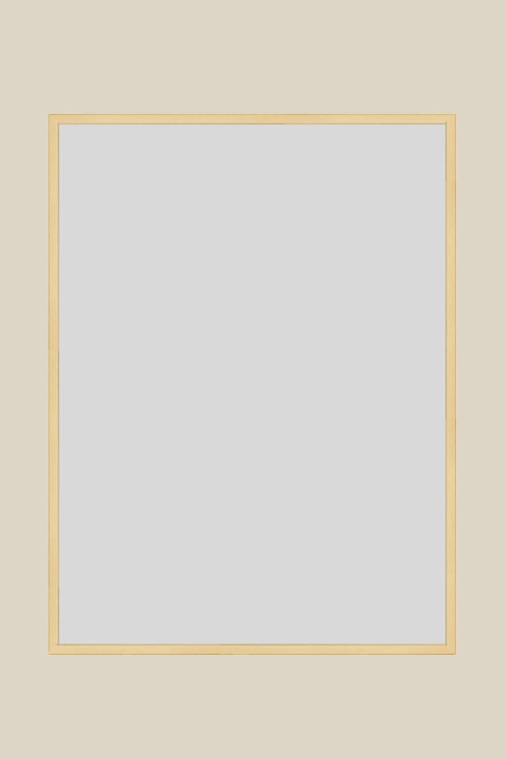 Champagne Gold Metal UV Protection Low Glare 16x20 Frame
