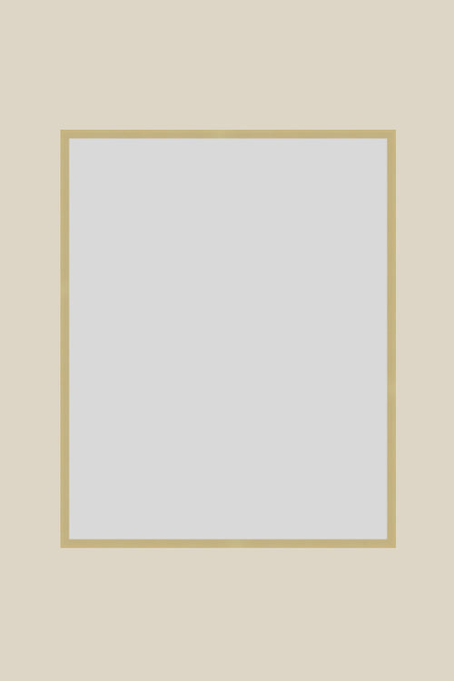 Brushed Gold Metal 16x20 Custom Low Glare UV Protection Frame