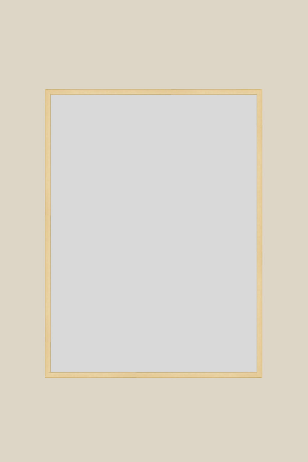 Champagne Gold Metal UV Low Glare 12x16 UV Protection Low Glare Frame