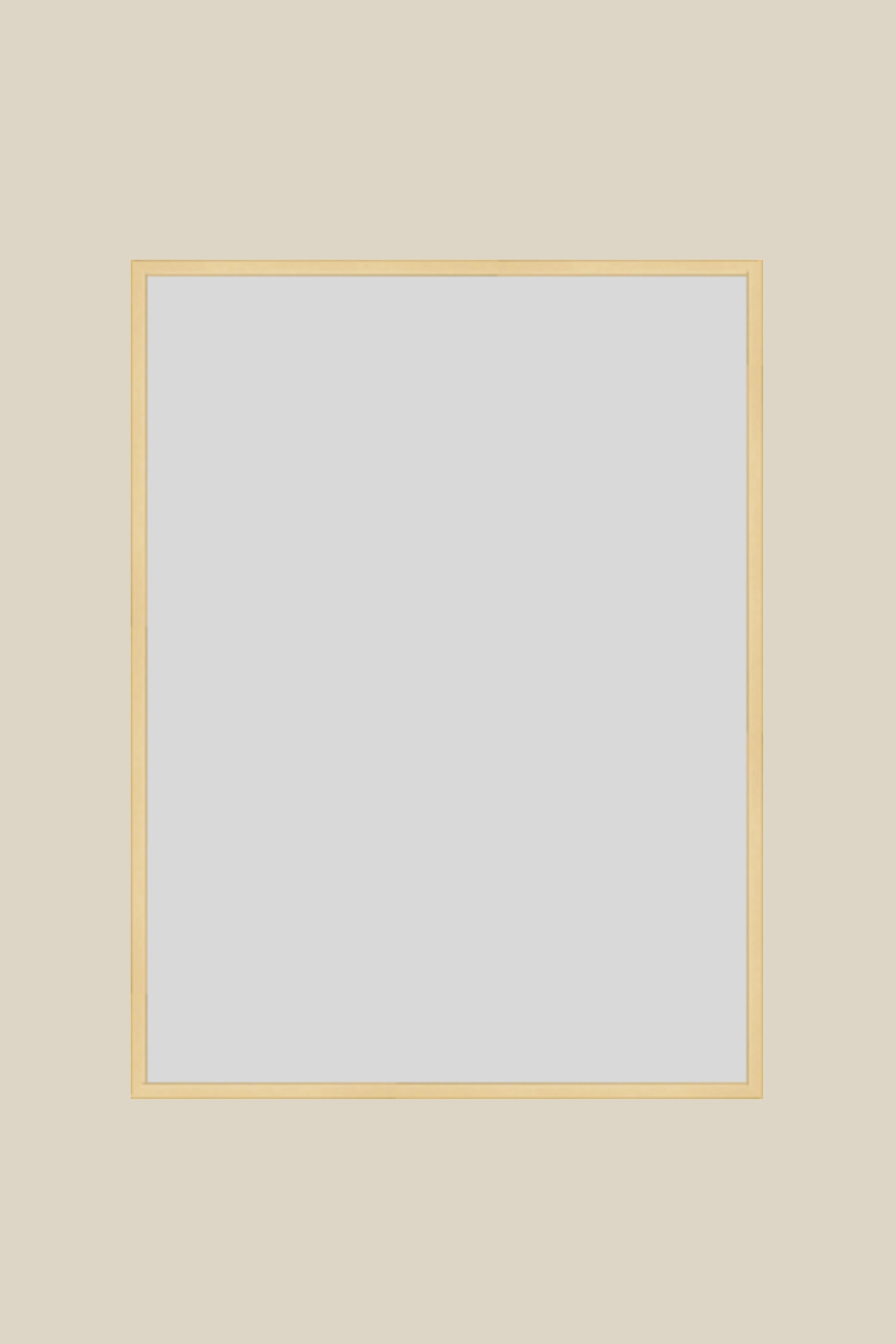 Champagne Gold Metal UV Low Glare 12x16 UV Protection Low Glare Frame