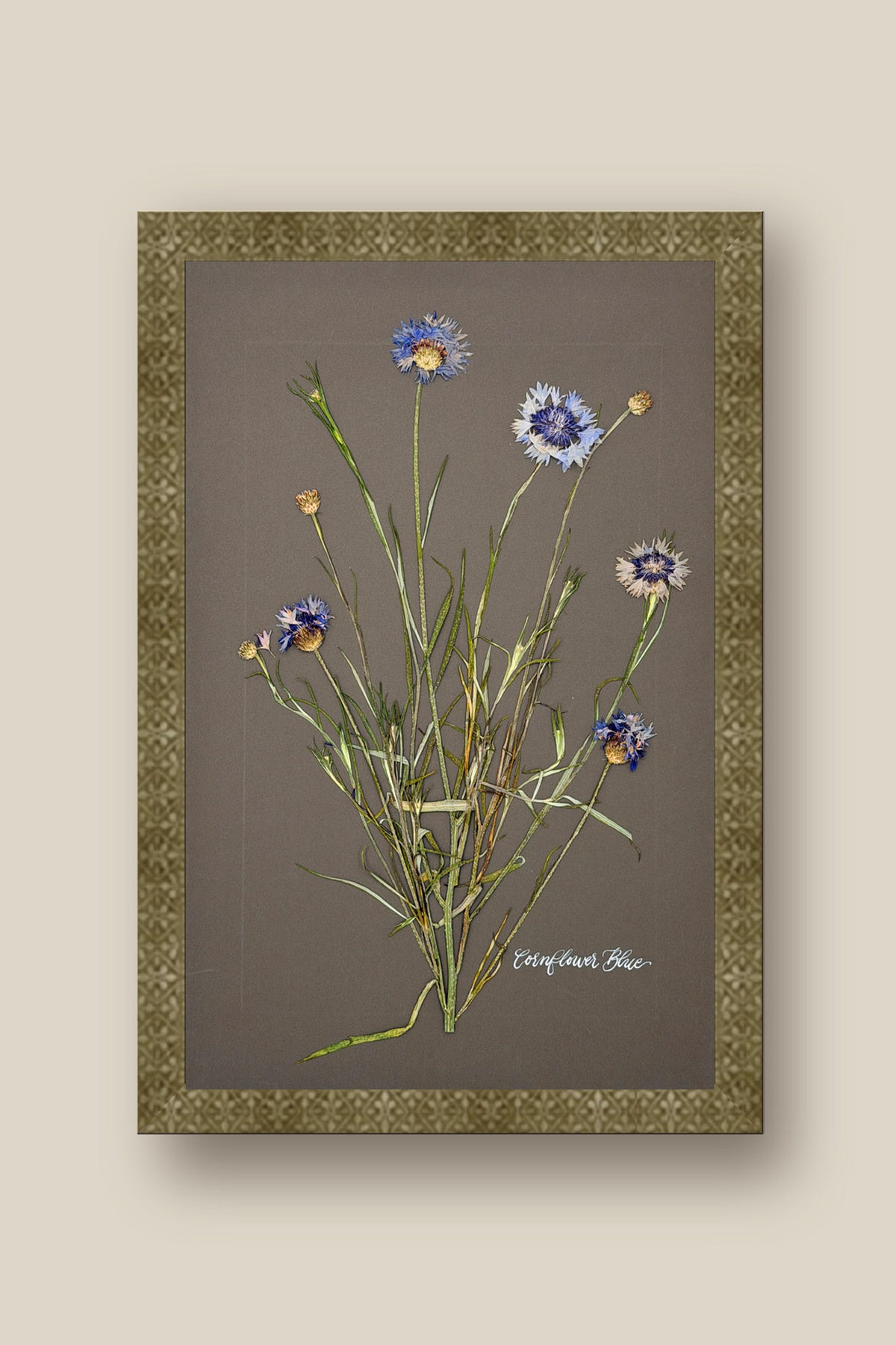 Cornflower Blue Framed