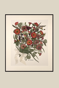 20x24 Framed + Matted Preserved Bouquet (from photo) Portrait Orientation with Metal Frame