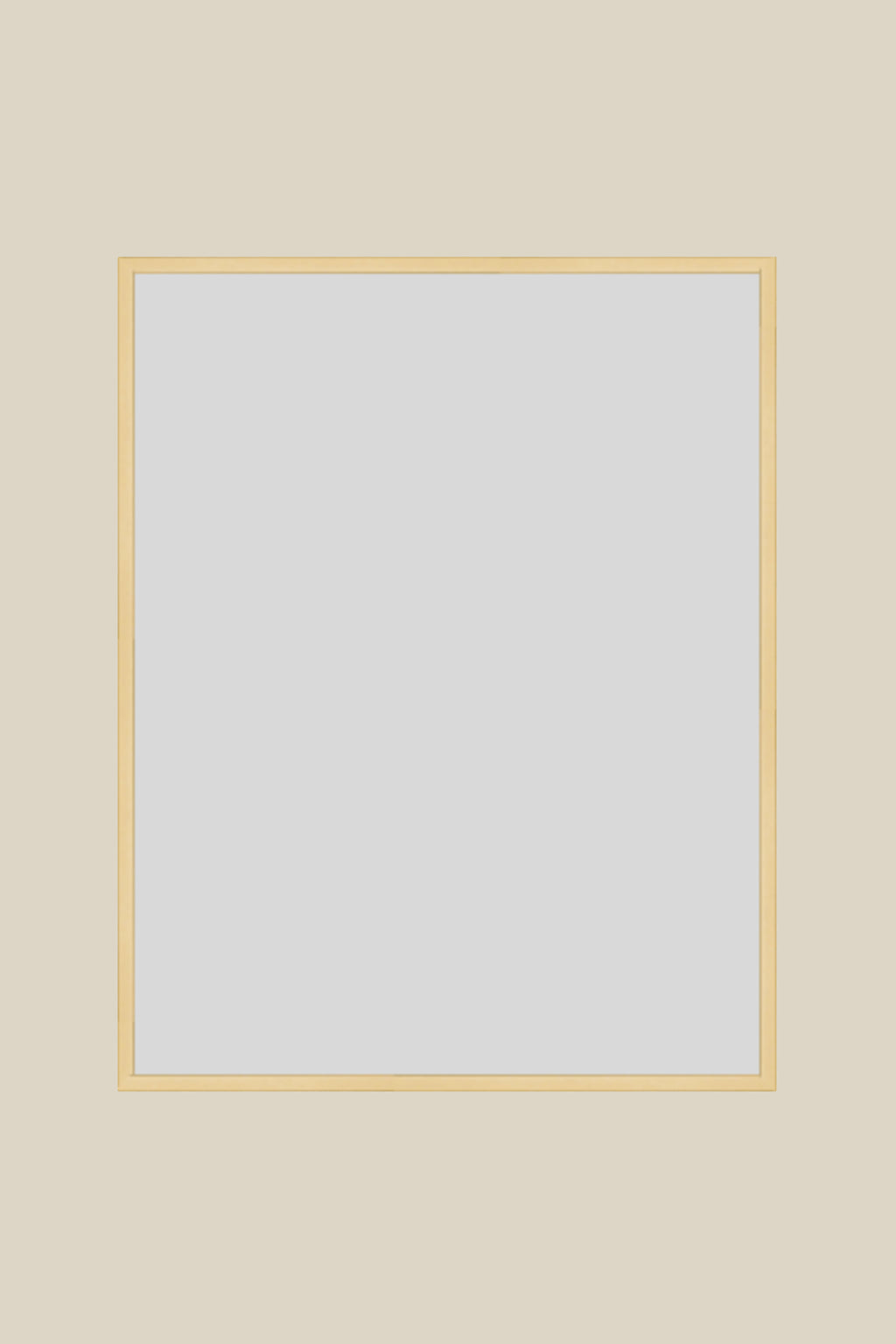 Champagne Gold Metal UV Protection Low Glare 11x14 Frame