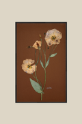 Lisianthus on Chocolate