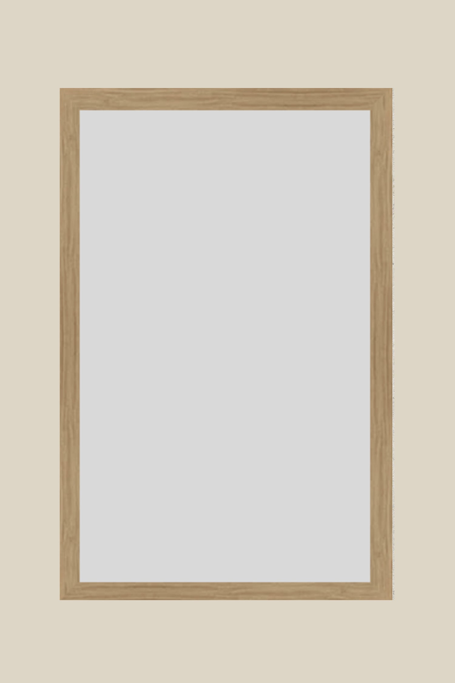 Raw Oak Wood UV Low Glare 11x17 Frame