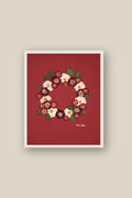 White Framed Rose Crown
