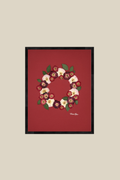 Rose Crown on Red